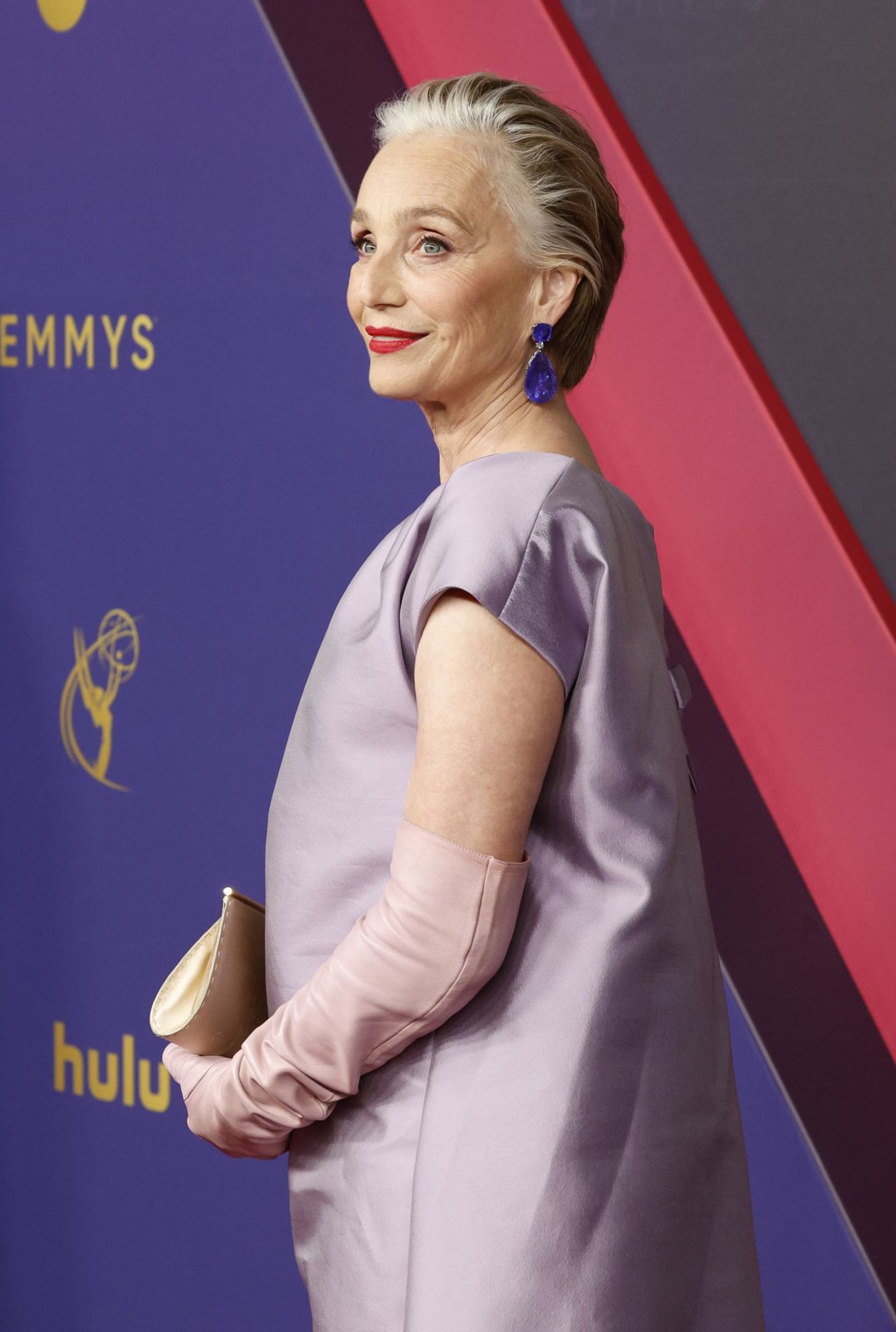 Kristin Scott Thomas — Red Carpet · Emmys, hair by Gareth Bromell