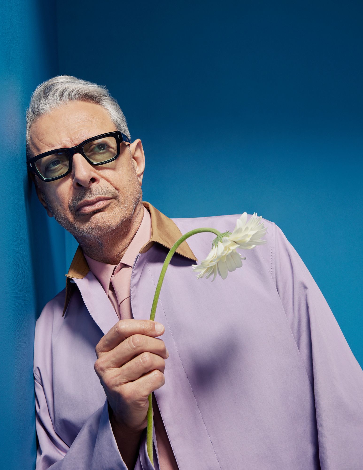 Jeff Goldblum — The Guardian, hair by Gareth Bromell