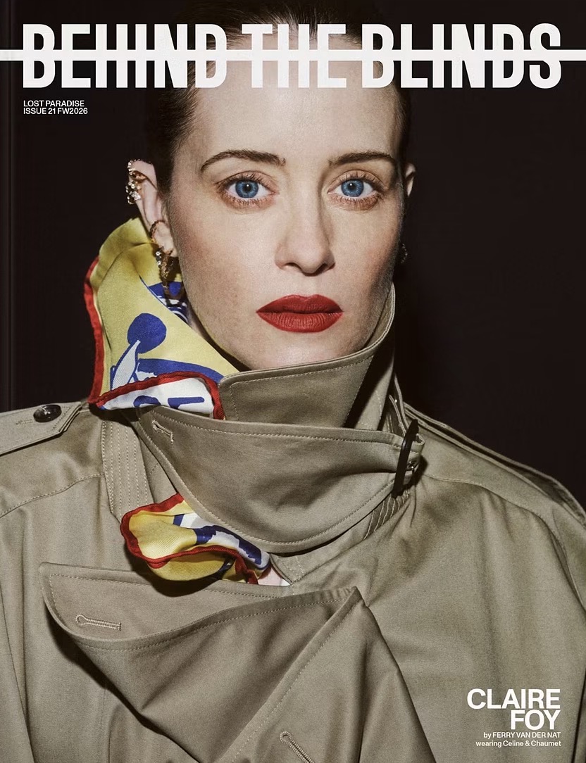 Claire Foy — Behind the Blinds, hair by Gareth Bromell