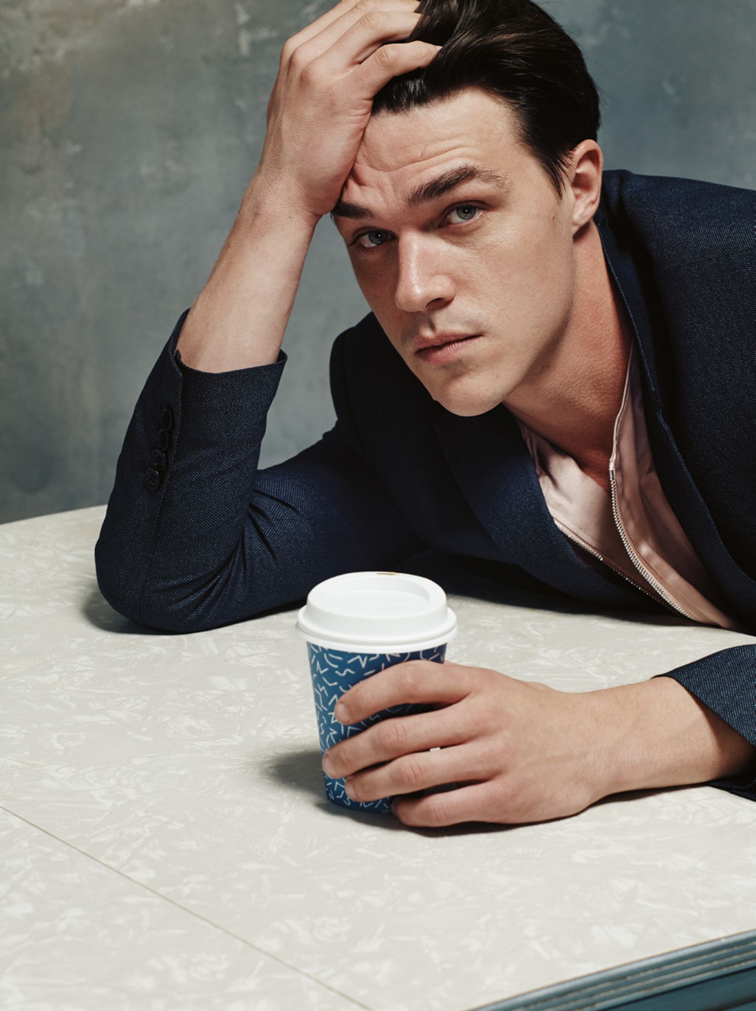 Finn Wittrock — Editorial, hair by Gareth Bromell