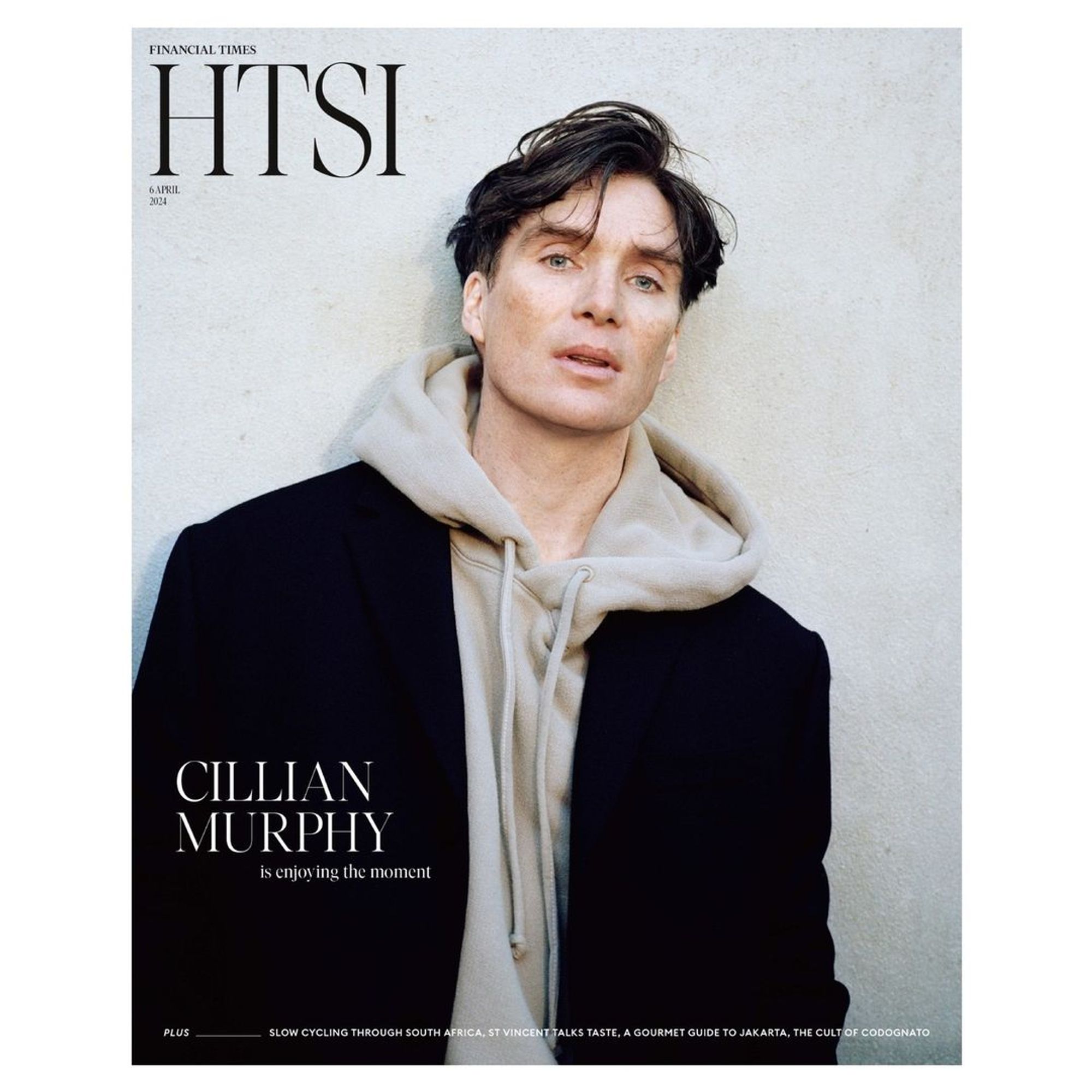 Cillian Murphy — FT How To Spend It, hair by Gareth Bromell