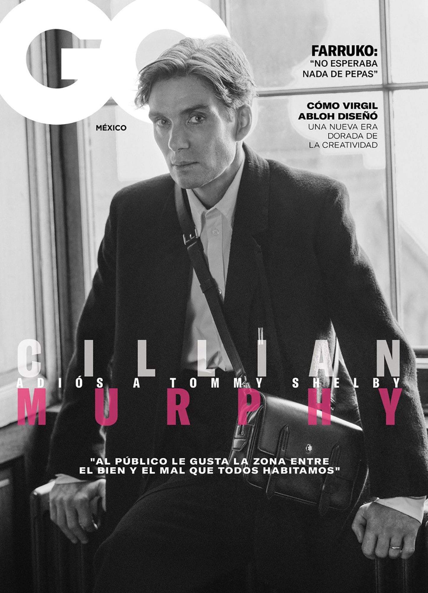 Cillian Murphy — GQ Mexico, hair by Gareth Bromell
