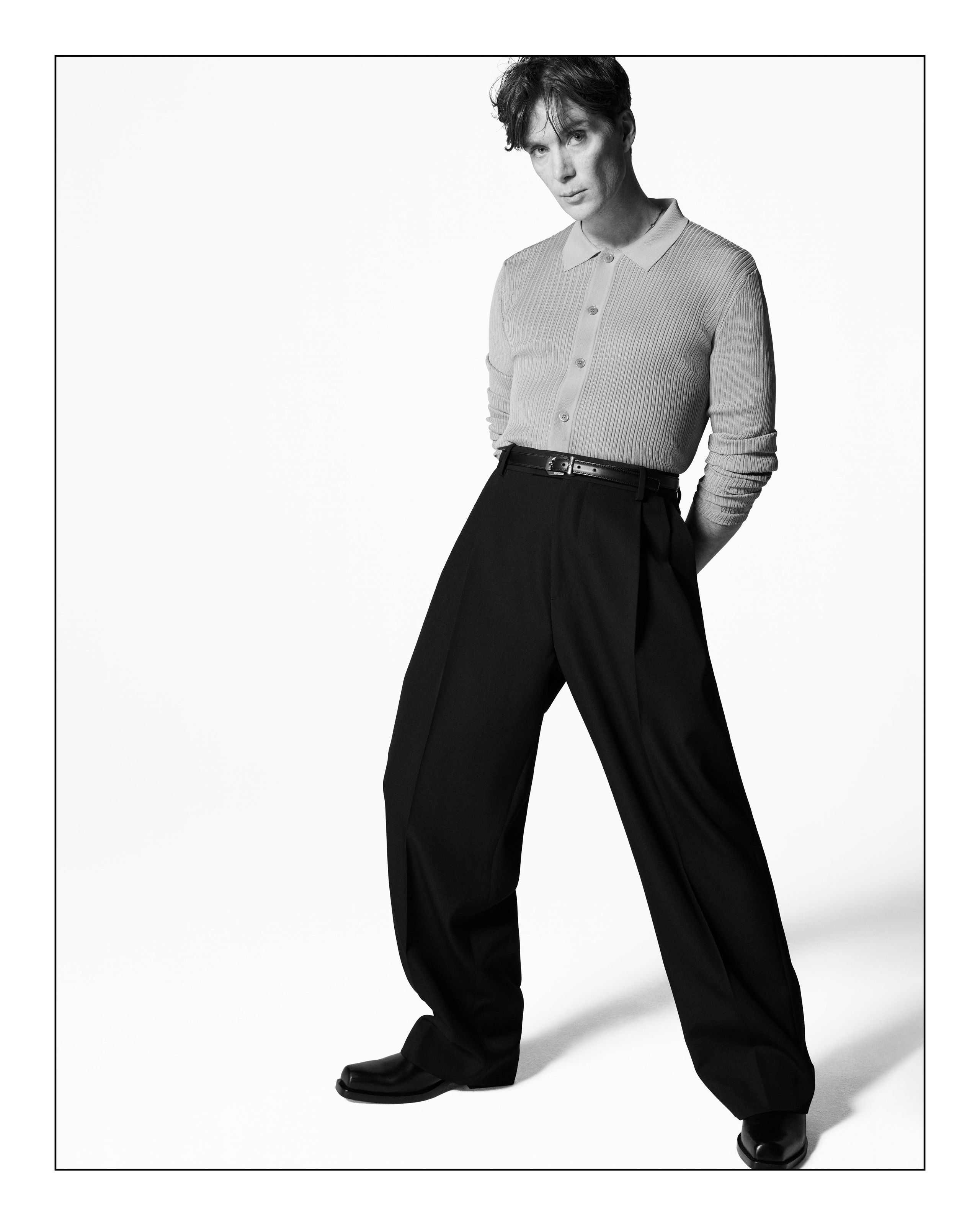 Cillian Murphy — Versace Icons, hair by Gareth Bromell