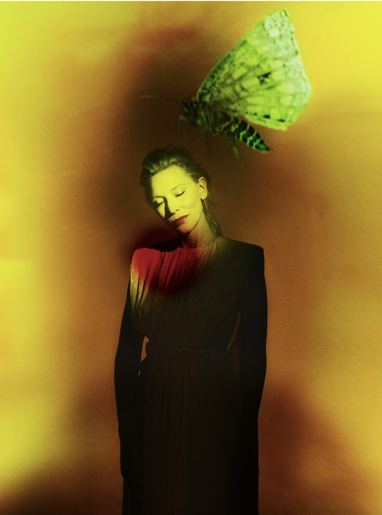 Cate Blanchett · Es Devlin — Harper's Bazaar UK, November 2022, hair by Gareth Bromell