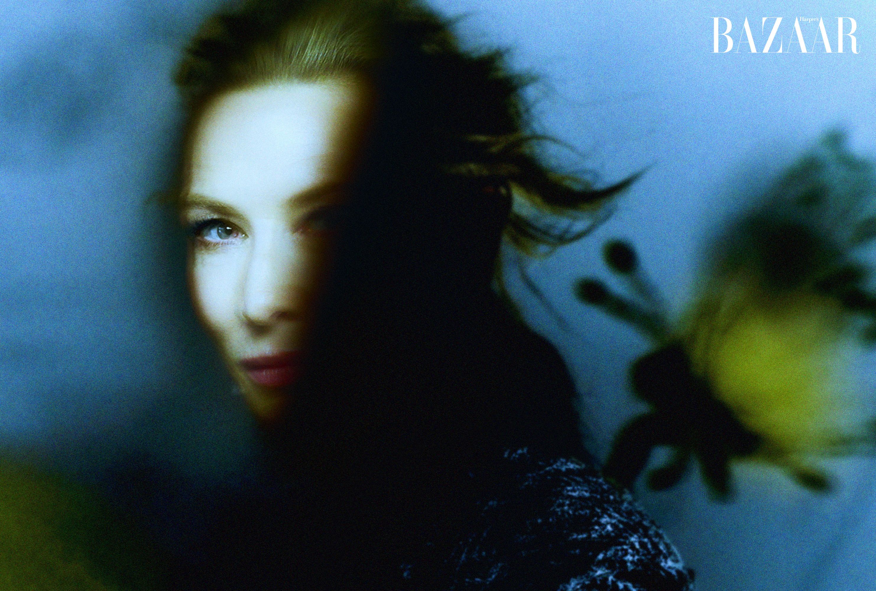 Cate Blanchett — Harper's Bazaar, hair by Gareth Bromell
