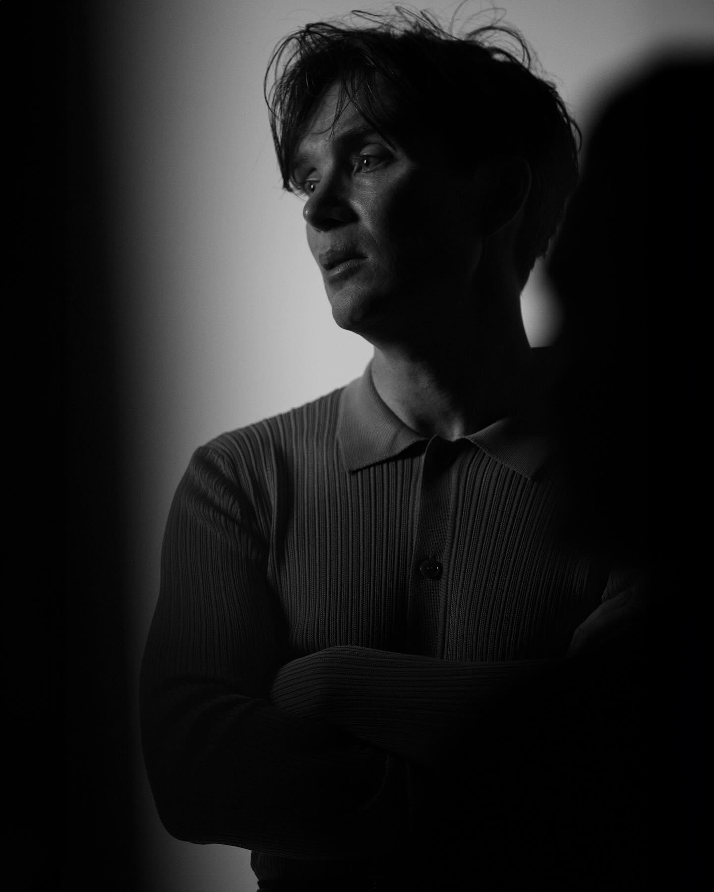 Cillian Murphy · Behind the scenes — Versace Icons, hair by Gareth Bromell