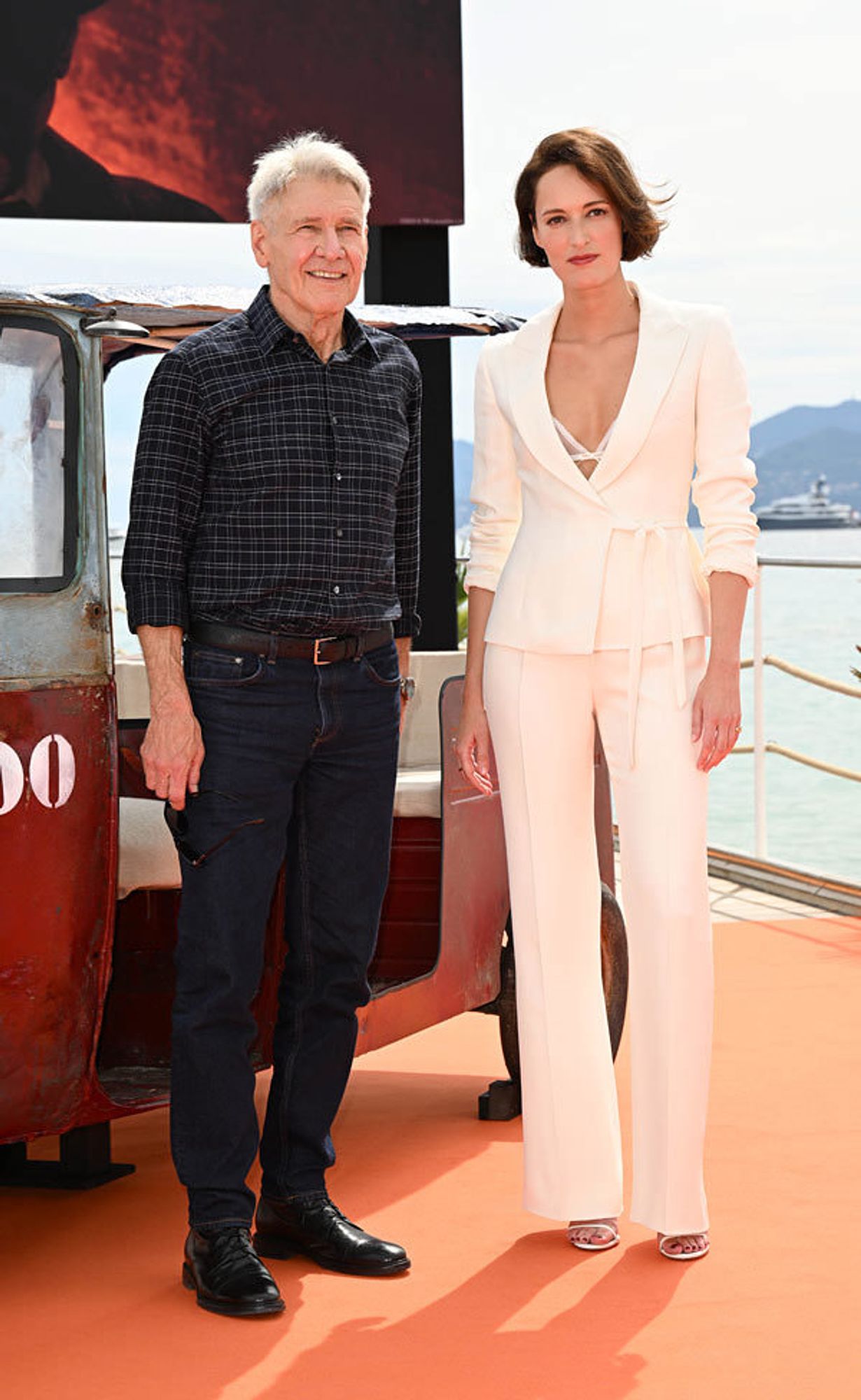 Phoebe Waller-Bridge — Red Carpet · Cannes, hair by Gareth Bromell
