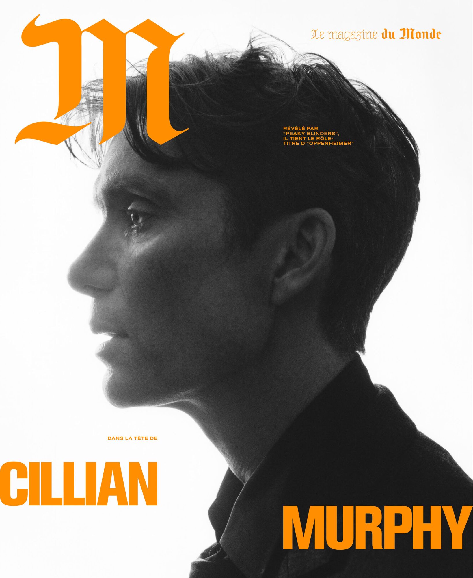 Cillian Murphy — M Le magazine du Monde, hair by Gareth Bromell