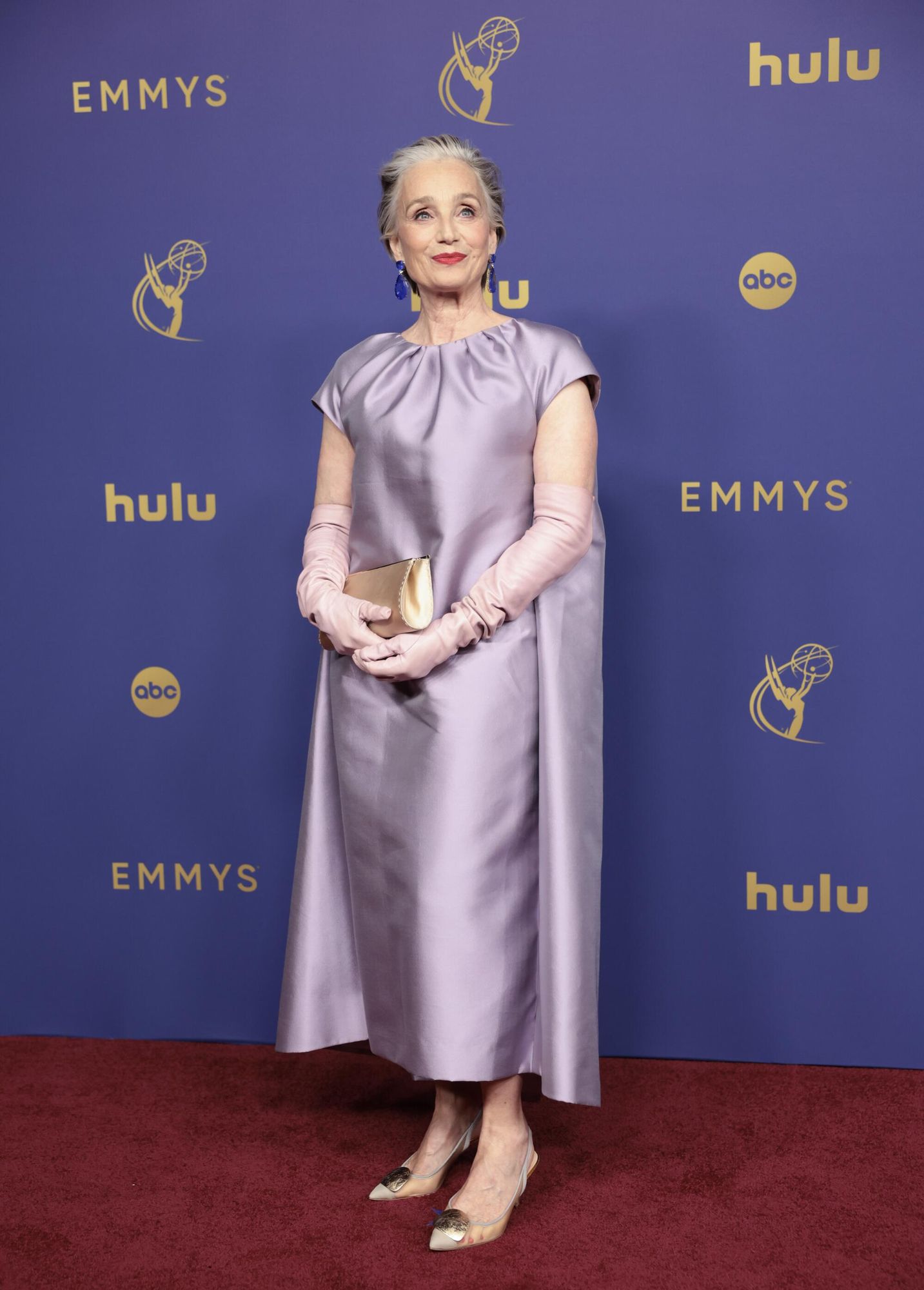 Kristin Scott Thomas — Red Carpet · Emmys, hair by Gareth Bromell